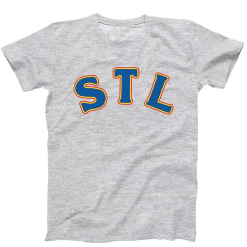 STL Throwback Short Sleeve Unisex T-Shirt - Ash Grey
